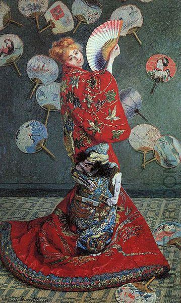 Claude Monet Madame Monet en costume japonais oil painting picture